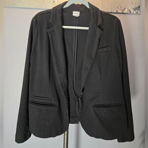 Merona Black Blazer with Notched Lapels